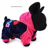 Nieuwe liefde mama papa kleding honden roze blauwe winter warm huisdieren katten kostuums Producten voor yorkie terrier teckel Promotie