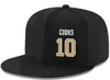 Casquettes Snapback personnalisées Numéro du joueur n ° 9 Brees Saints personnalisées TOUTES les casquettes d’équipe Accepter les logos et les noms personnalisés