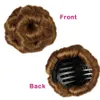 Chignon Hair Bun Donut Clip i hårstycket Extensions Blackbrowned Synthetic High Temperatur Fiber Chignon7031506