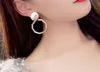 новый горячий стиль преувеличены металлическое лицо кольцо уха шпильки женский темперамент корейский личность восстановление древних путей серьги Джокер мода clas