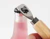 Stainless Steel Wood Handle Wine Beer Bottle Openers Soda Glass Cap Bottle Opener Kitchen Bar Tools