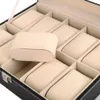 10/12 Slots Leather Watch Box Watches Display Jewelry Storage Box Case Holder Packaing Wristwatch Organizer Gifts New1