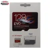 Wit Red Evo Plus 100 Echt echte volledige 2 GB 4 GB 8 GB 16 GB 32 GB 64 GB 128 GB Klasse 10 TF Memory Flash -kaart met SD -adapter Reta3088659