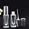 5ML Transparent Square Glass Bottle Cosmetics Spray Empty Bottle Fragrance Packaging Bottle Refillable F613