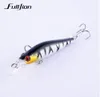 Vissen lokt Minnow Hard Wobblers Crankbait 3D-ogen vergulde plastic laser reflecterende aas winter vissen lokken Tools