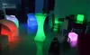 New Rechargeable LED Luminous cocktail table waterproof glowing led bar table lighted up coffee table bar kTV disco party supply2697