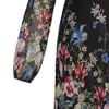 Vintacy Dames Mini Expansion Jurk Chiffon Boven Knie Floral Print Zomervakantie 2018 Moderne Mode Vrouwen Lange Mini Jurken