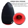 Electric Lick Suck Automatic Oral Sex Machine 6 Speeds Vibrating Intelligent Heat Male Masturbator Cup Adult Sex Toy For Men S19706