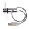 USB Time Fan Gadget Mini Elastyczne LED Light Light Wentylator USB Zegar Pulpit Zegar Fajny Gadżet Wyświetlacz wysokiej jakości