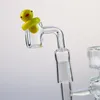 Forma de vidro Bong Acessórios escuro pequeno Kawaii Pipes Carb Cap água Dab Oil Rigs Mini Acessório DCC01