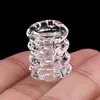 Set Quartz Diamond Loop Banger Nail Oil Knot Recycler Carb Cap Dabber Insert Bowl 10mm 14mm 19mm Mężczyzna kobieta do rur wodnych