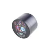 Skull Colorful Herb Rainbow Spice Miller Grinder Crusher Pretty Pattern Design innovativo Quattro parti Portatile Vendita calda di alta qualità