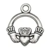 2021 CLADDAGH Friendship Friend Heart Love Charms Antique Silver Splated Thold Hands Wiselant DIY Charm2497