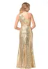 Gold Sequin Mermaid Country Bridesmaid Dresses Maid Of Honor Dresses Robes De Demoiselle D'honneur Under 50 Real Photos 3 Styles