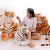 Luxury Simulation Animal Tiger Plush Toy Lifelike Animals Tiger Toys Pop Decoration Photography props 71inch 180cm DY50270