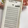 Searhine Eyelashesの延長3D短い茎の巻き縮小C Curl韓国総合繊維プレドファンのまつげの安い無料配送