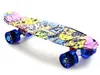 CL - 85 Printing Graffiti Style Skateboard Complete 22 inch Retro Cruiser Longboard Freestyle Printing Long Skate Board Colorful