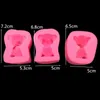 New Product Lovely Little Bear Cover Eye Cover Mouth Cover Ears Mould Sugar Cake Decorating Tools Decoration Model Silicone Mold