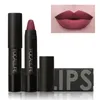 FOCALLURE NEW SEXY عارية أحمر الشفاه أقلام شفة ماء الجمال BATOM VELVET Matte Lip Stick Tattoo Red Lip Tint Tint Makeup5390176