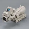 Trijicon ACOG 4x32 Tan Tactical Real Fiber Optic Red Belysinerad Collimator Red Dot Sight Hunting Riflescope