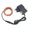 12 V Copper String Lights 10m 20m LED Fairy Light met Power Adapter voor Bruiloft Kersthuis Decoratie