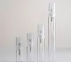 .Kostenloser Versand 2 ml, 3 ml, 5 ml, 10 ml Parfümflasche aus Kunststoff/Glas, leere nachfüllbare Sprühflasche, kleiner Parfümzerstäuber, Parfümprobenfläschchen