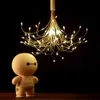 Guirlande lumineuse LED pliable en forme de Bouquet, feu d'artifice décoratif à piles, pour guirlande de Patio, fêtes de mariage, DIY