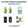 卸売 iPhone 8 8 Plus DIY 空白 2D 昇華電話カバー接着剤とアルミシート