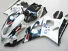 Kit carenatura personalizzato gratuito per SUZUKI GSXR600 GSXR750 2004 2005 nero bianco GSXR 600 750 K4 K5 carenature DD35