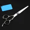 professional japan 440c 6 inch Hollow hair scissors salon cutting barber makas haircut thinning shears hairdressing scissors set