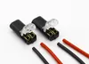 2Pin Conector de resorte Cable Conector rápido Cable Abrazadera Bloque de terminales Ajuste sencillo de 2 vías para tira LED
