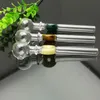 Hot new color circle filter glass bullpen, Glass Bong Water Pipe Bongs Pipes Accessories Bowls, color random delivery