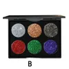 Handaiyan بريق Eyeshadow لامع معدني 6 ألوان اللون