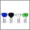 Other Smoking Accessories Wholesale New Design Colorful 18.8mm/14.5mm Glass Bowl for Water Pipe 4 Color Opt