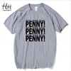 The big bang theory Penny Novelty Cotton Men T-shirts Funny O-Neck Short Sleeve Tshirts Summer Style Swag Brand Clothing TA0136 cray