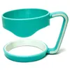 Support de poignées de tasse portable de 30 onces pour tasses à vide de 900 ml tasses à café isolées en acier inoxydable poignée de boisson CCA10072 50pcs