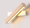 220v LED acrylic wall lamp modern minimalist creative bedroom bedside aisle walls lamps reading log rotating wall light