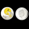 5 pcs Non magnetic The 2019 Lover honey heart coin christmas gift silver plated Elizabeth 40 mm souvenir decoration coin3601514