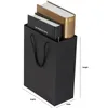 10 Sizes Black Color Paper Bag Paper Gift Bag with Handle Shopping Bag in Stock