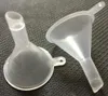 Plastic Mini Small Funnels for Perfume Liquid Essential Oil Filling Empty Bottle Packing Tool Refillable Tool 100pcs/lot