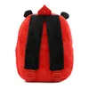 Cartoon Plush Ladybug Backpack Animal Zoo Children Schoolbag Toddler Bags Kindergarten girls/boys Gifts Nursery Supplies