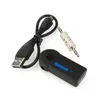Bluetooth aux Mini Audio Receiver Bluetooth-sändare 3.5mm Jack Handsfree Auto Bluetooth Car Kit Music Adapter