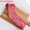 Kadın Kek Çorap Kabarcık Mercan Kaşmir Üreticileri Japon Kız Çorap Hediye Kutusu Hosiery