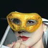 Women Women Sexy Máscara Mascarada Halloween Velvet Lace Máscara Máscaras de festa 7Color Veneza Máscara em estoque