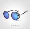 2017 New HDCRAFTER punk Retro mens Vintage Round Sunglasses men women Sun Glasses Gafas Feminino7517379