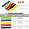 Bands Resistance Band Set 17Pcs Gym Strength Training Rubber Loops Band Workout Fintess Exercise Bands Door Anchor Ankle Strap