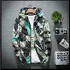 2018 neue Männer Jacke Mode Frühjahr Männer Camouflage Jacken Casual Herren Mantel männer Mit Kapuze Zipper Strrtwear Mäntel Plus Größe 4XL