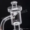 Set Terp Vakuum-Quarz-Banger-Nagel-Glas Carb Cap 101418mm Männlich Weiblich Klar Joint Metallrohr-Bohrinsel Dabber Titan_v