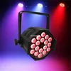 2 pieces/lot 18x18 led par china par led rgbwa uv 6in1 dmx par64 led par light