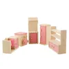 Bambole in legno Mobili da bagno Letto a castello Casa Bambole per bambini in miniatura Accessori per case delle bambole per bambini Gioca a giocattoli